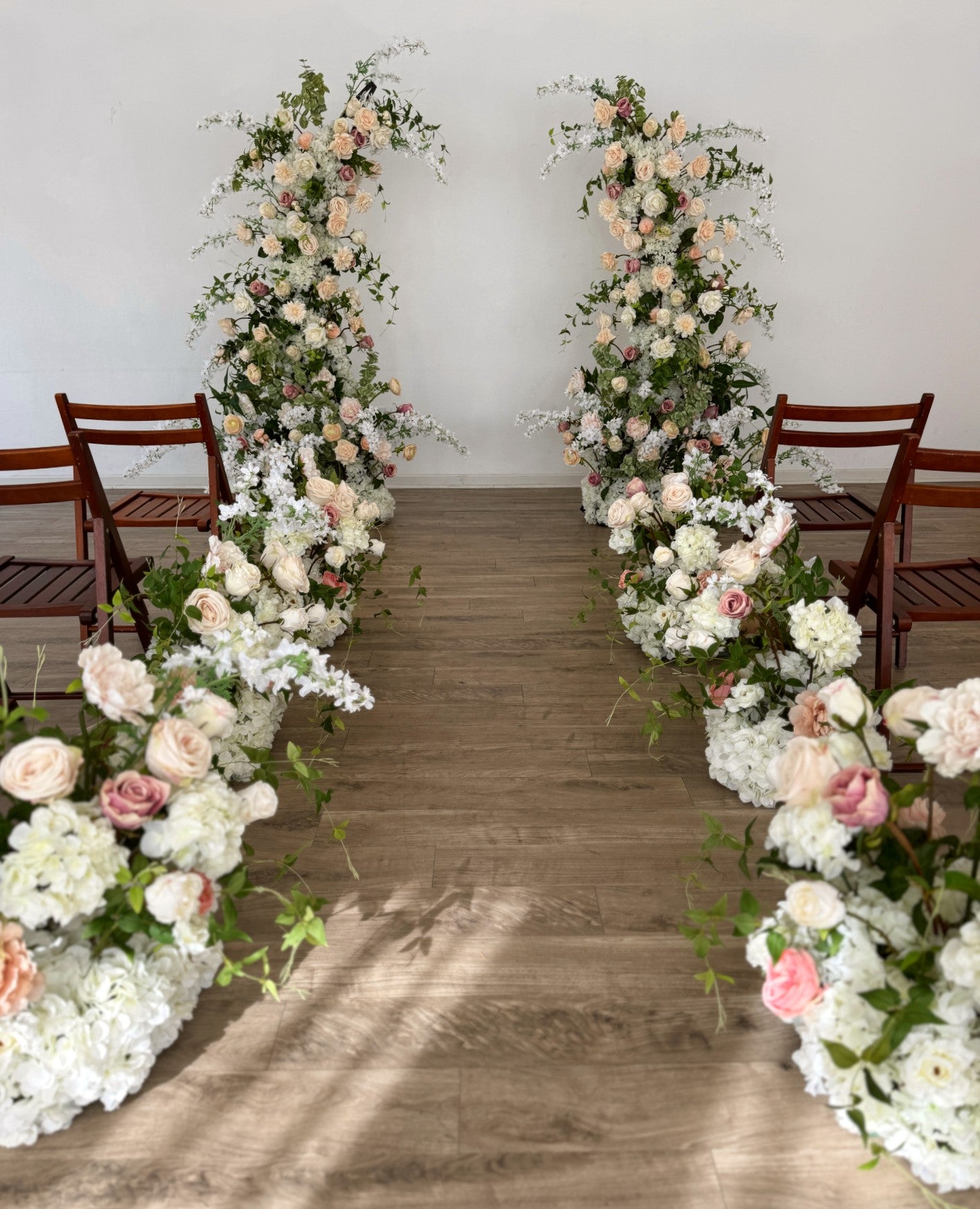 The Olivia Aisle Flowers